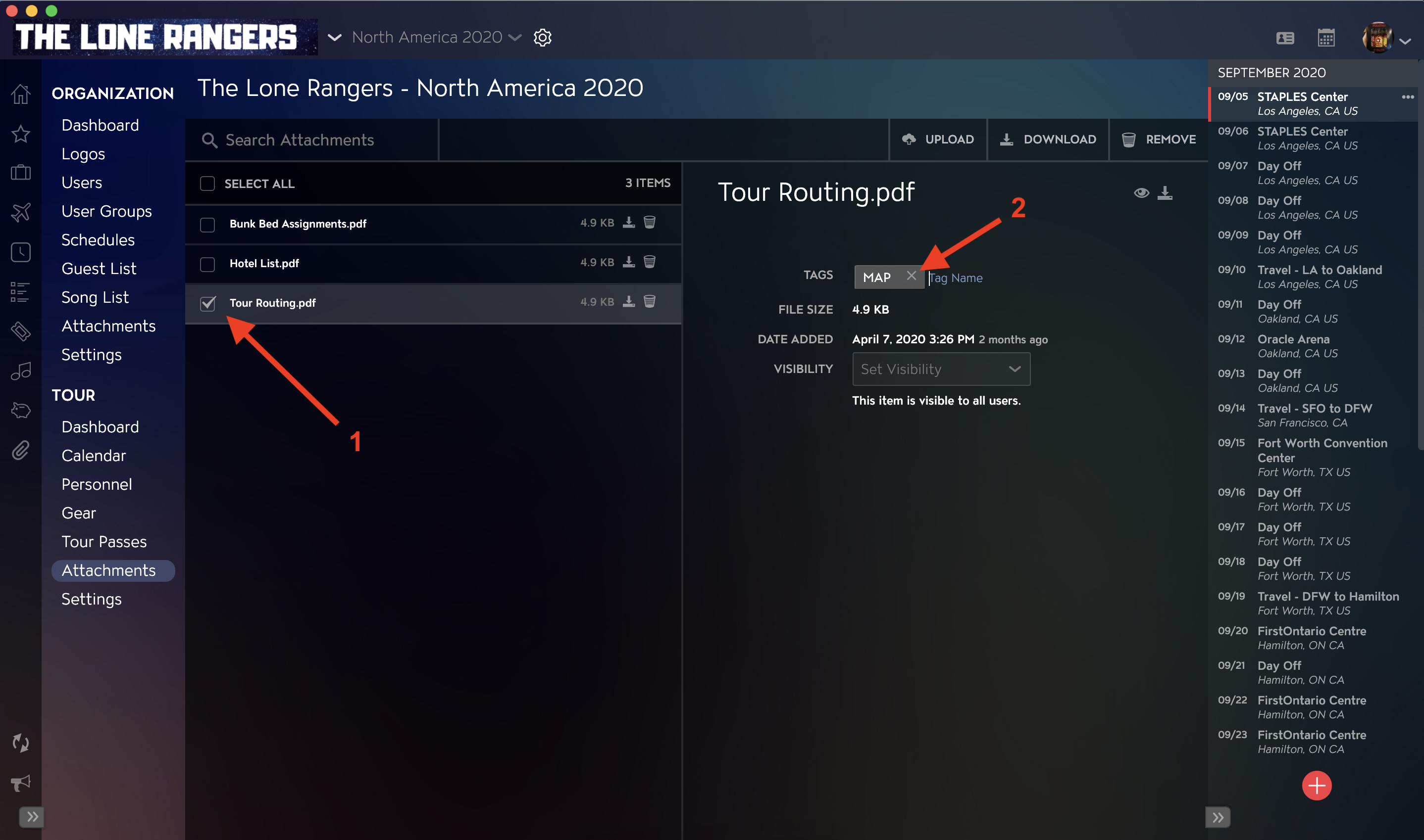 Remove Tags from Tour Attachments